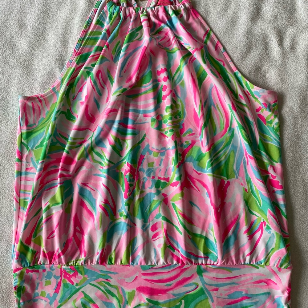 Lilly Pulitzer Bowen Halter Top🩷💚